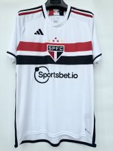 23-24 Sao Paulo Home White Fans 1:1 Quality Soccer Jersey