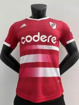 22-23 River Plate Away Red Player Version 1:1 Quality Soccer Jersey
