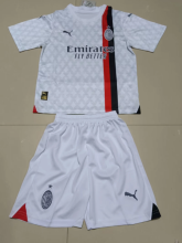 23-24 AC Milan Away 1:1 Kids Soccer Jersey