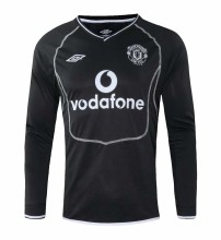 2000 Manchester United Away Long sleeve 1:1 Retro Soccer Jersey