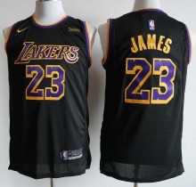 NBA Lakers #23 James achievement black 1:1 Quality