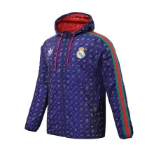 23-24 Real Madrid Blue GUCCI Windbreaker