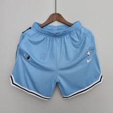 2022 Memphis Grizzlies NBA US Training Shorts Blue 1:1 Quality NBA Pants