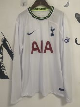 22-23 Tottenham Home long sleeve Fans 1:1 Quality Soccer Jersey