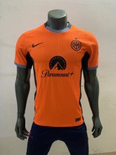 23-24 Inter Milan Third Orange Player Version 1:1 Quality Soccer Jersey
