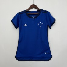 23-24 Cruzeiro Home 1:1 Quality Women Soccer Jersey