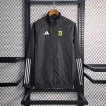 23-24 Argentina Black Windbreaker
