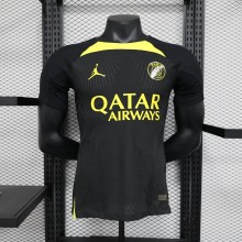 23-24 PSG Paris Black Player 1:1 Quality Training Jersey