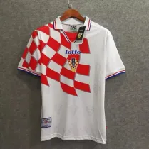 1998 Croatia Home  Retro Soccer Jersey