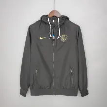 21-22 PSG Black Windbreaker