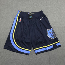 Grizzlies Navy Blue 1:1 Quality NBA Pants