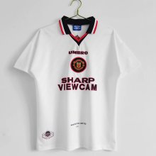 1996-1997 Manchester United Away 1:1 Retro Soccer Jersey