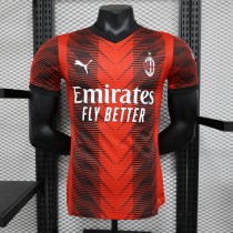 23-24 AC Milan Home Red Player 1:1 Quality Soccer Jersey