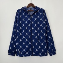 23-24 Real Madrid Blue Windbreaker