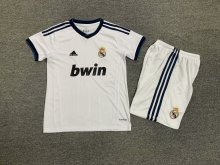 2012-2013 Real Madrid Home 1:1 Kids Retro Soccer Jersey