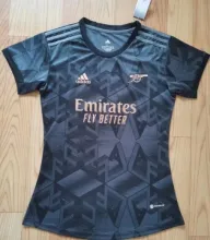 22-23 Arsenal Away black Women Fans 1:1 Quality Soccer Jersey