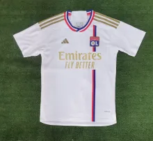 23-24 Lyonnais Home White Fans 1:1 Quality Soccer Jersey