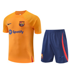 22-23 Barcelona Training Suit Yellow 1:1 Quality Training Jersey