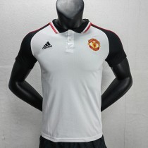 23-24 Manchester United White 1:1 Quality Polo