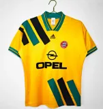 1993-1995 Bayern Munich Away  Fans  Retro Soccer Jersey