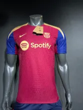 24-25  Barcelona Claret  Training Clothes  PLayer  Soccer Jersey