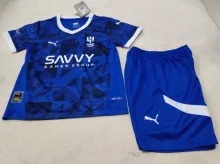 24-25  Al Hilal SFC Home  Kids  Kits Soccer Jersey