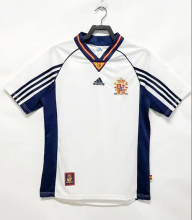 1998 Spain Away  Fans  Retro Soccer Jersey
