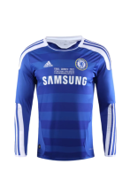 2011-2012 Chelsea Home Long Sleeves  Retro Soccer Jersey