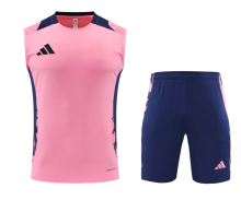 24-25  Adidas leisure Time Pink  Training  Vest （A-Set）