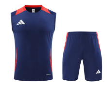 24-25  Adidas leisure Time Blue  Training  Vest （A-Set）