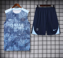 24-25  PSG Paris  Blue 1:1 Quality Training Vest（A-Set）