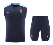 24-25 France Blue 1:1 Quality Training Vest（A-Set）