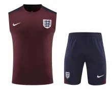 24-25 England Claret  Training Jersey  Vest（A-Set）