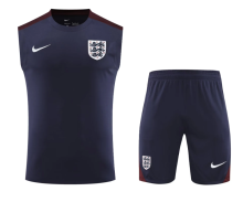 24-25 England Blue Training Jersey  Vest（A-Set）