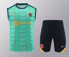 24-25  Barcelona Blue Color  1:1 Quality Training Vest（A-Set）