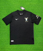 24-25 Lazio 50th Anniversary Champion  Black  Fans 1:1 Soccer Jersey