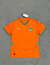 25-26  Cote d'Ivoire Home  3-Stars Fans  1:1 Quality Soccer Jersey