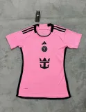 24-25 Inter Miami Home Fans Women  Soccer Jersey