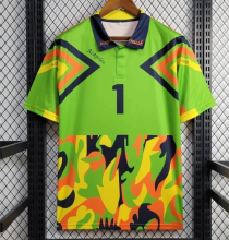 Mexico Goalkeeper Green Fans Retro 1:1 Quality Soccer Jersey