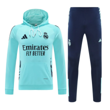 24-25  Real Madrid Hooded Long Sleeved 1:1 Training suit