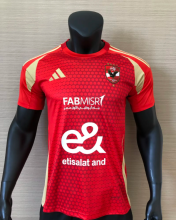 24-25  Al Ahly  Home  Fans 1:1 Quality Soccer Jersey