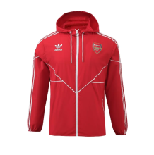 24-25  Arsenal Red Windbreaker