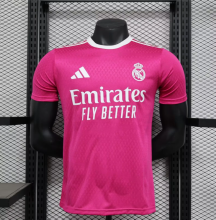 24-25 Real Madrid Special Edition Pink  Player Soccer Jersey