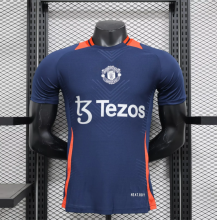 24-25 Manchester United  Pre Match Uniform  Player  Soccer Jersey