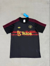 25-26 Manchester United Black  New Year Special Edition  Fans 1:1 Quality Soccer Jersey