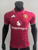 25-26  Manchester United Special Edition Red Player  Soccer Jersey
