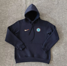 24-25  Chelsea  Home Players Wearing Fleece Hoodies  Blue 1:1 Quality