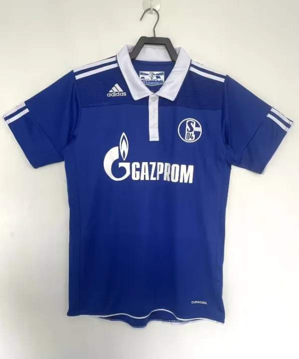 2010-2011 Schalke 04 Blue Retro Fans 1:1 Quality Soccer Jersey