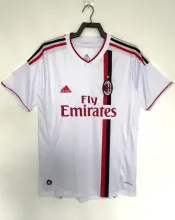 2011-2012  AC Milan Home White Fans 1:1 Retro Soccer Jersey
