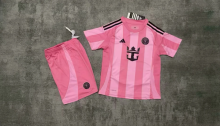 25-26  Inter Miami Home  Kids Kits Soccer Jersey